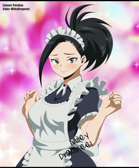 Other classmates or people are allowed as long as Momo is the focus of the image. . Momo yaoyorozu henta